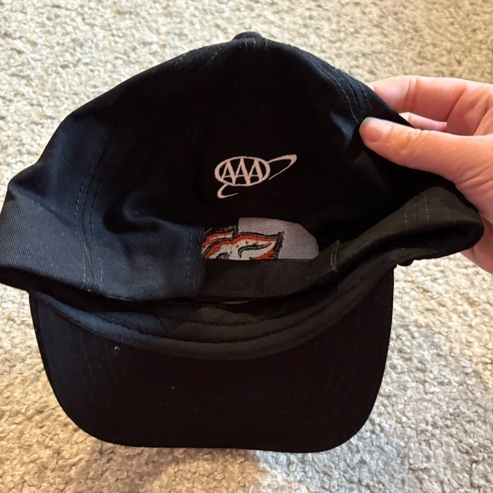 Lehigh Valley Iron Pigs Black Cap Hat with Orange Embroidered Logo Minor League